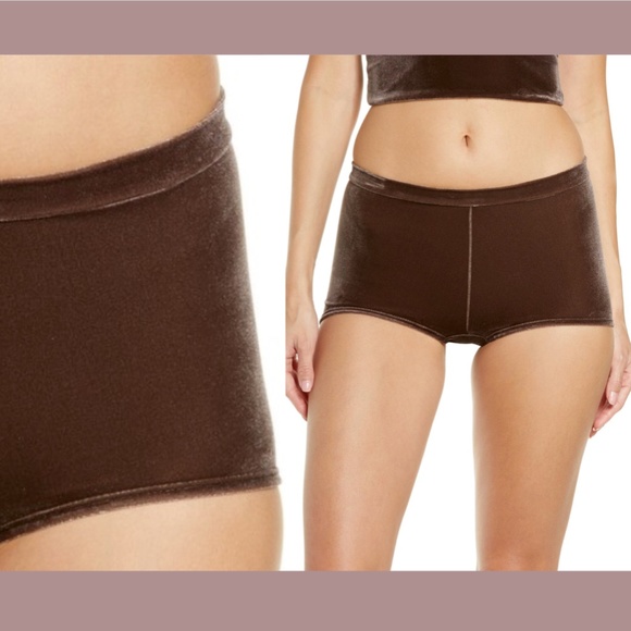 NWT Commando [ L/XL Large/XL ] Velvet High Waist Briefs in‎ Greige Brown - Picture 3 of 10
